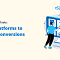 Sales Funnel Tools: Best Platforms to Boost Conversions in 2025, featuring a person interacting with a large monitor displaying various marketing and analytics icons, representing effective Sales Funnel Tools